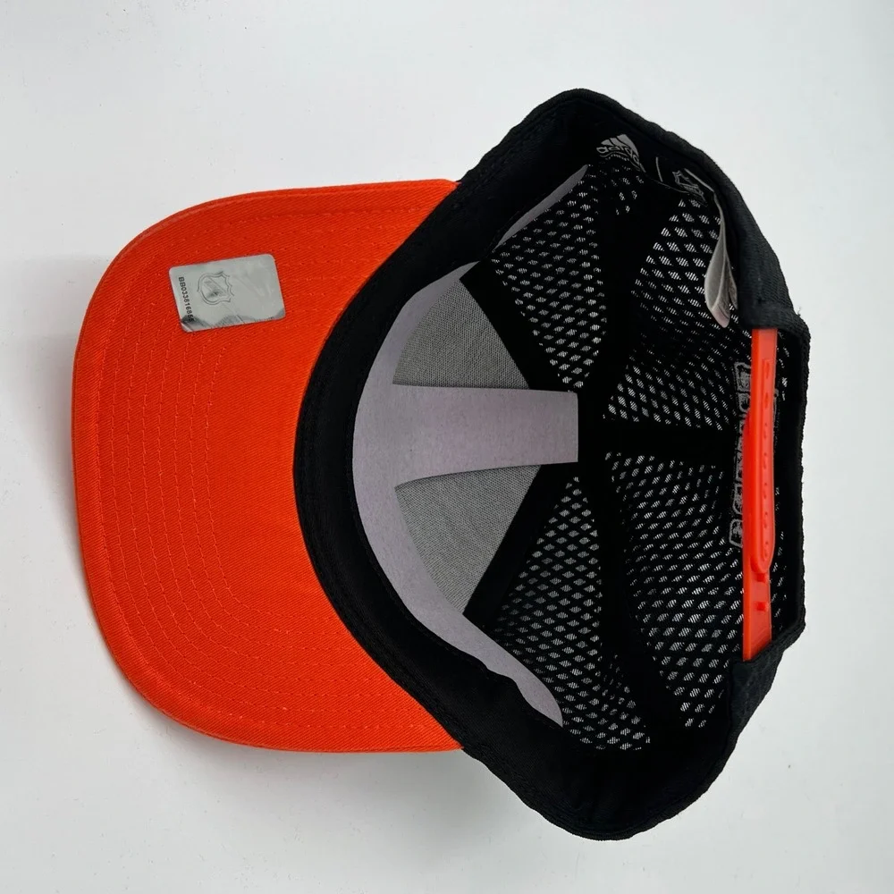 Adidas Philadelphia Flyers NHL Snapback Hat‎ Black Orange Paint Splatter OSFA